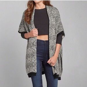 Abercrombie Poncho Cardigan
